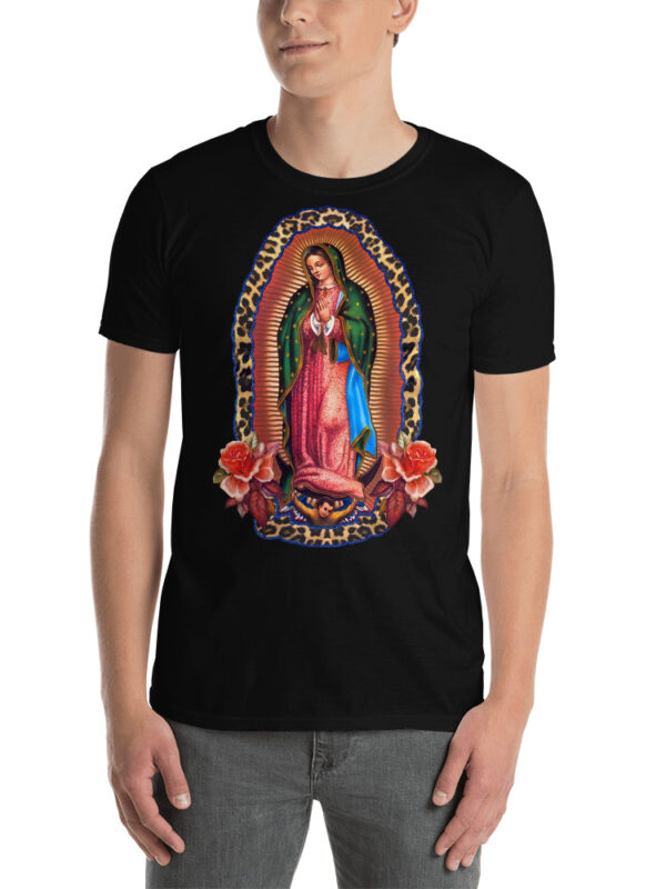 ZERO498 Lady Of Guadalupe Leopard T-shirt
