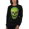 ZERO498 Green Skull Sweatshirt