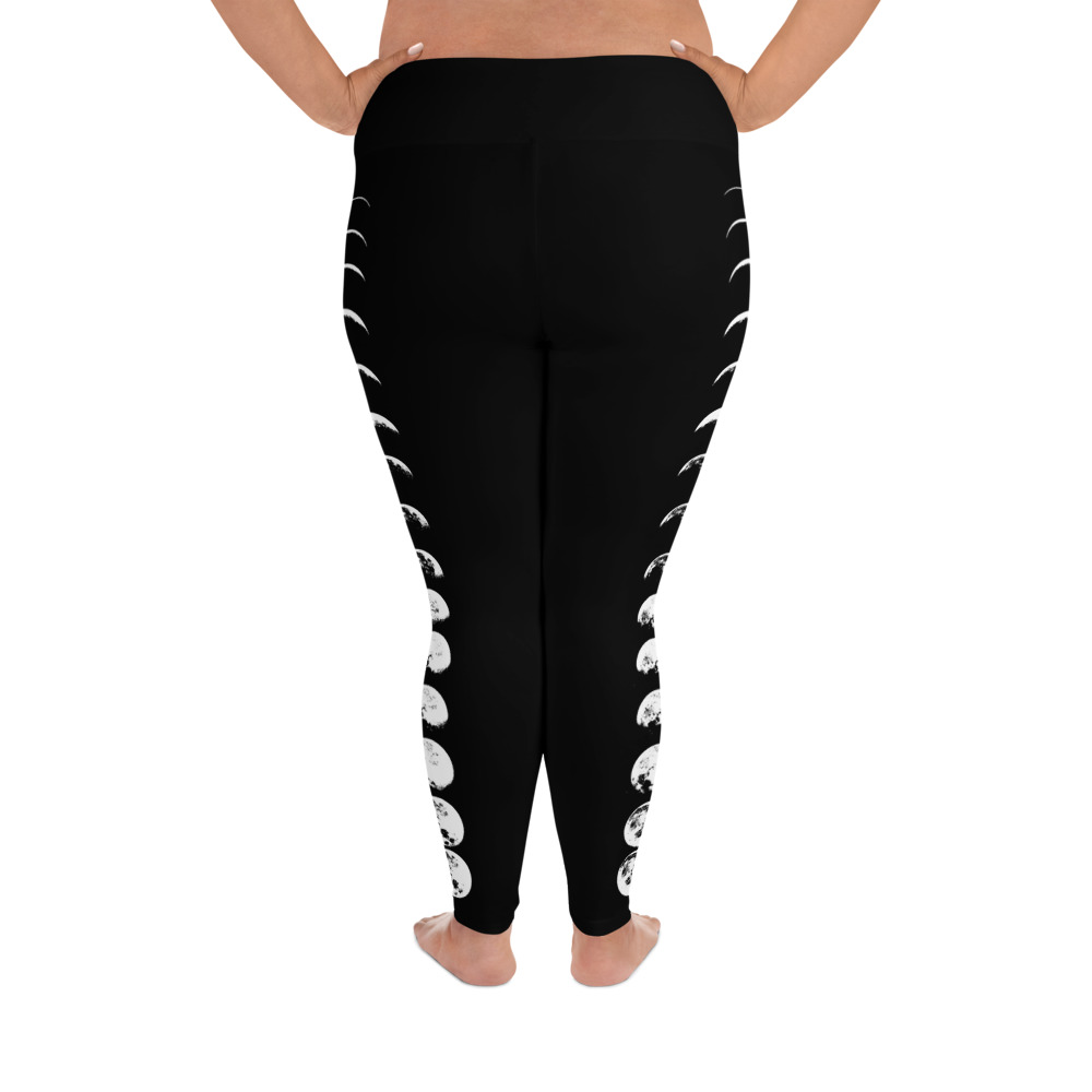 ZERO498 Moon Phases Leggings Tights Plus Size