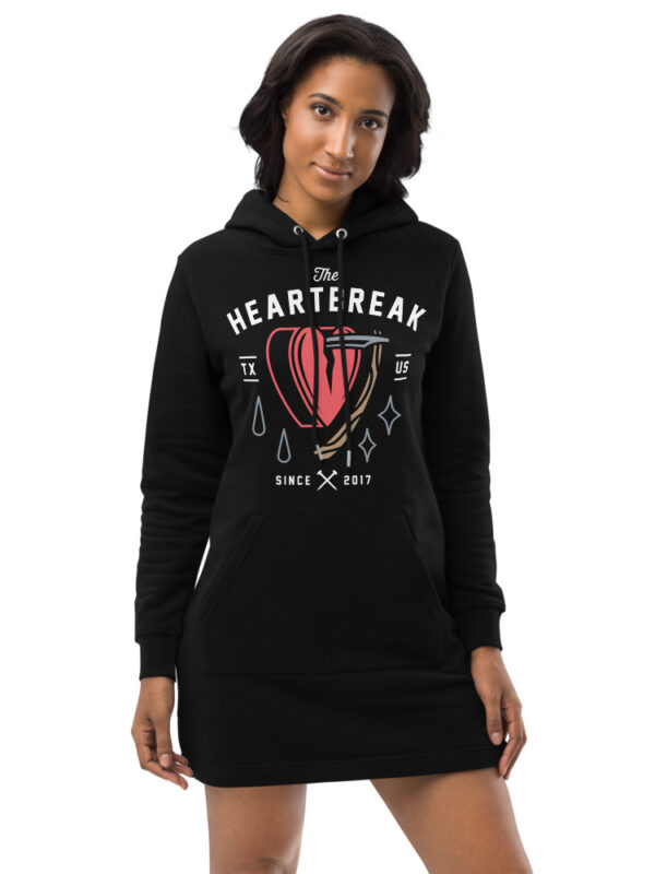 ZERO498 Heartbreak Hoodie-klänning