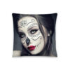 ZERO498 La Catrina Tatuering Prydnadskudde
