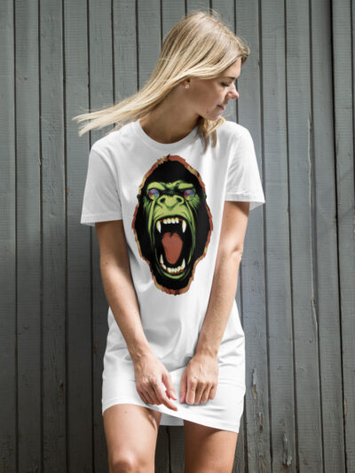 ZERO498 Hypnotic Ape T-shirt Klänning