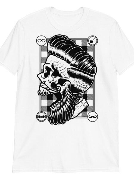 ZERO498 Hipster Skull T-shirt