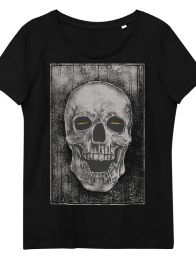 ZERO498 Vintage Skull Eco T-shirt Organisk Bomull