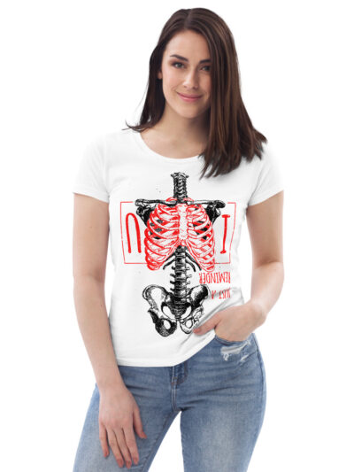 ZERO498 Bone Reminder Eco T-shirt Organisk Bomull