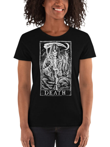 ZERO498 Death Reaper Fitted T-shirt Tjej