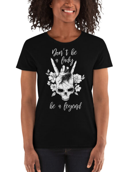 ZERO498 Be A Legend Fitted T-shirt Tjej