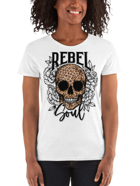 ZERO498 Rebel Soul Fitted T-shirt Tjej