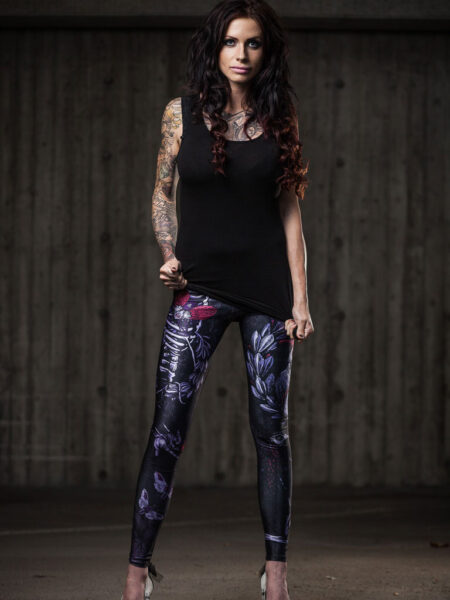 Cuts & Stitches Heartbeat leggings