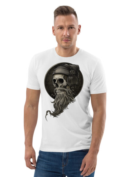 ZERO498 Bearded Skull Headphones Premium T-shirt