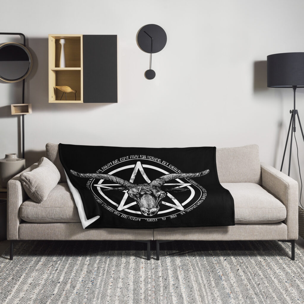 Occult Baphomet Pläd - Bild 2