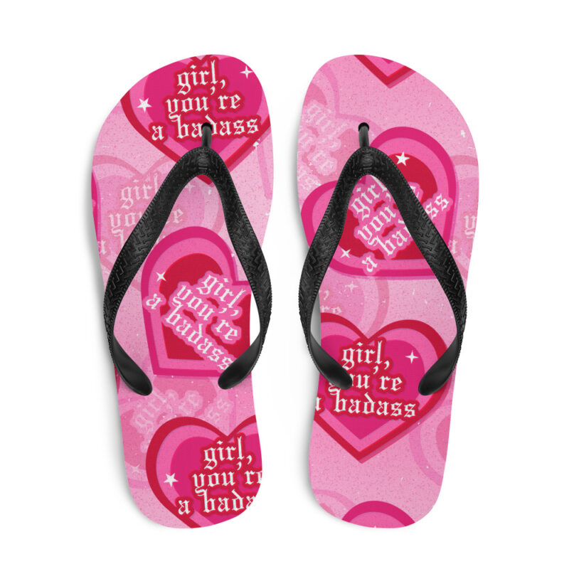 Badass Girl Flip-flops