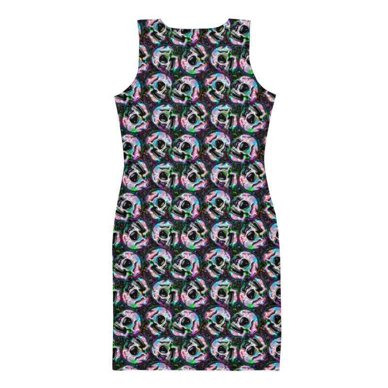 Tattooed Skulls Bodycon Klänning - Bild 5