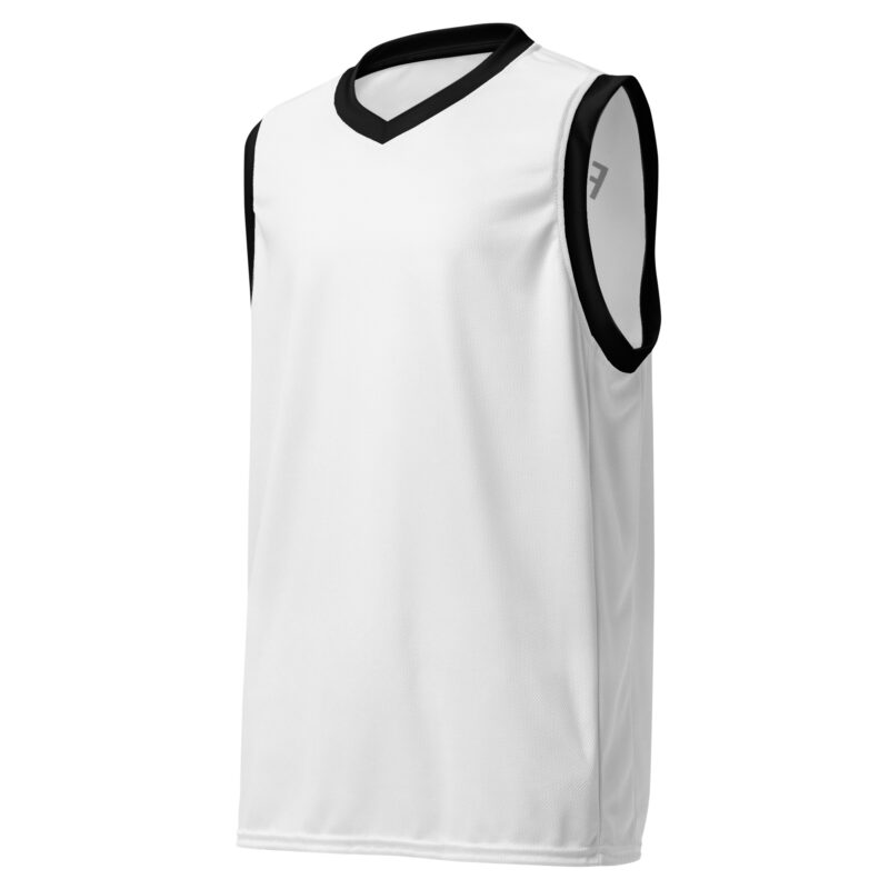 Zero Fucks Given Basketball Jersey Vit [Ryggtryck] - Bild 2