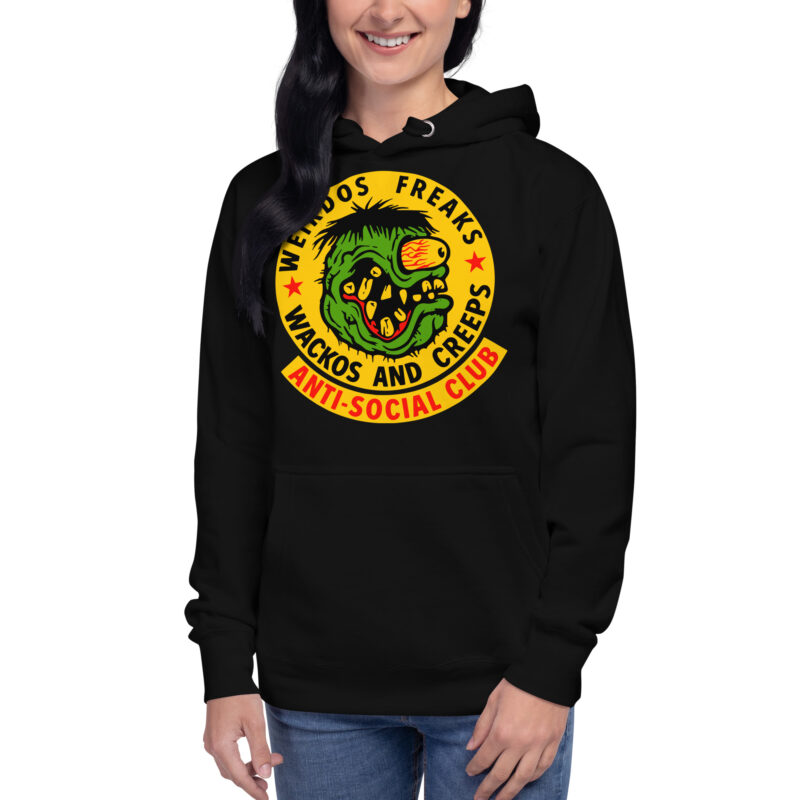 Weirdos Hoodie Svart - Bild 2
