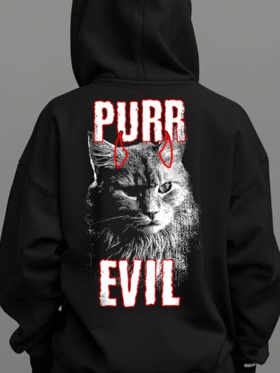 Purr Evil Zip Hoodie
