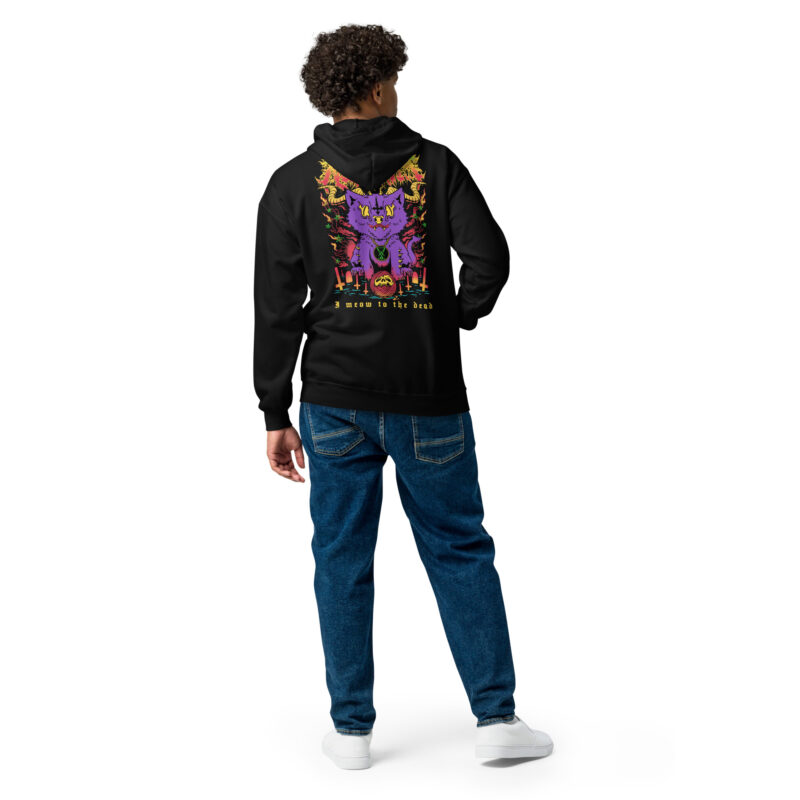 Meow To The Dead Zip Hoodie - Bild 4