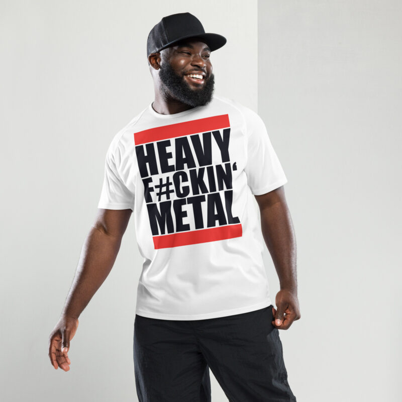 Heavy Fuckin' Metal Jersey Vit - Bild 2
