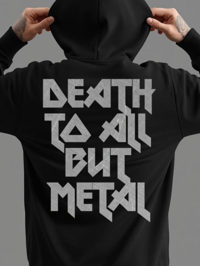 Death To All But Metal Zip Hoodie
