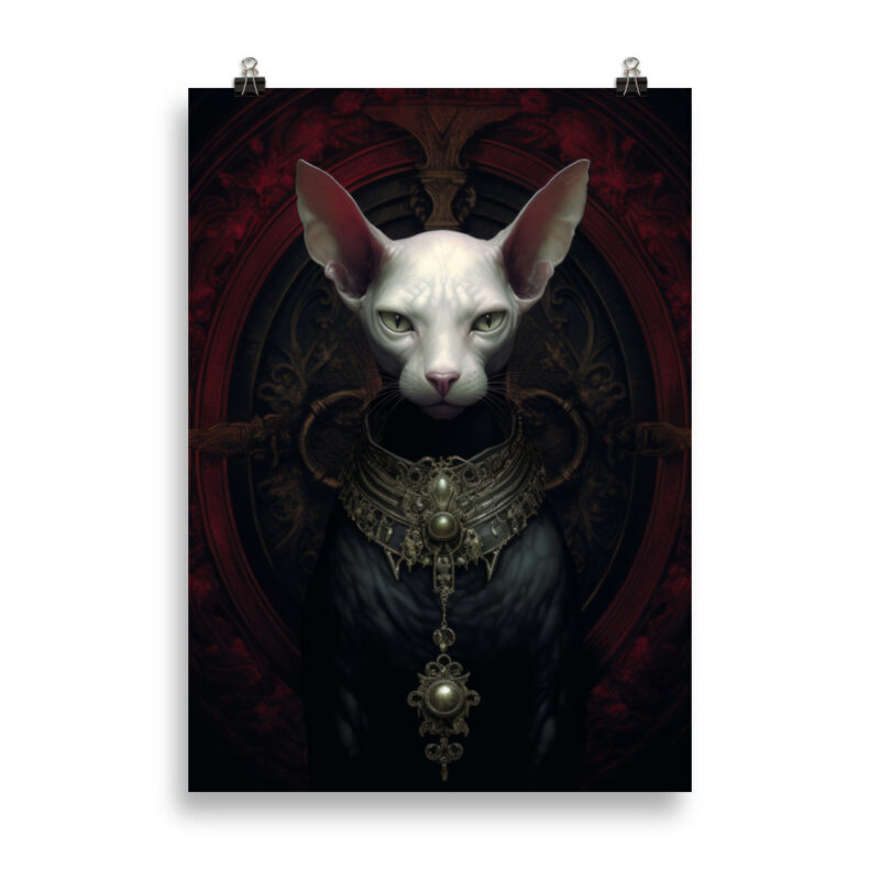 Goth Sphynx Poster - Bild 3