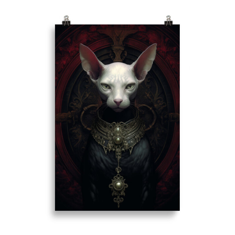 Goth Sphynx Poster - Bild 2
