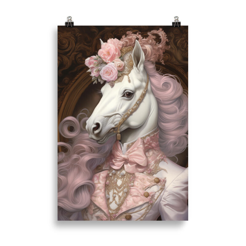 Victorian Lady Horse Poster - Bild 2