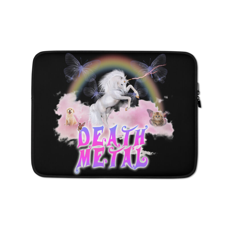Death Metal Unicorn Laptopväska