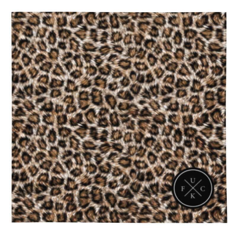 FCK Logo Brown Leopard Bandana - Bild 4