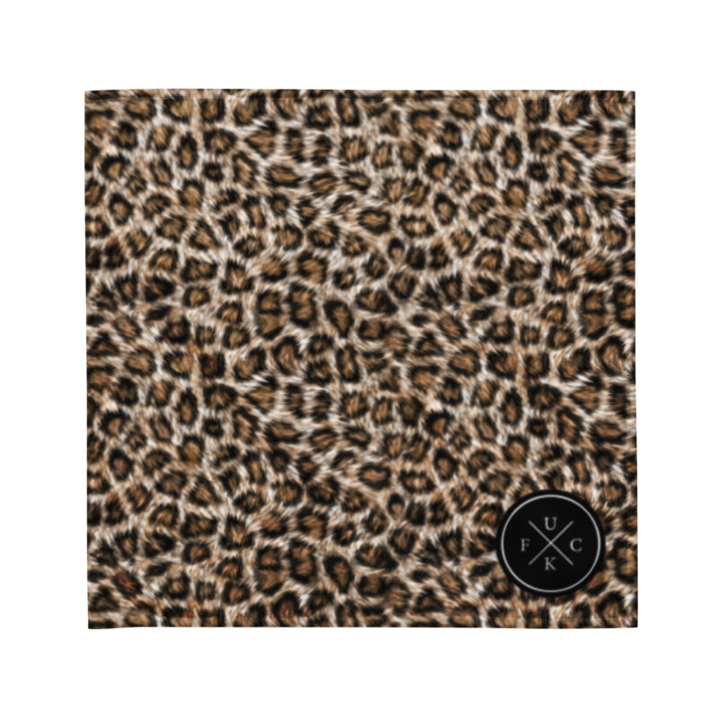 FCK Logo Brown Leopard Bandana - Bild 3