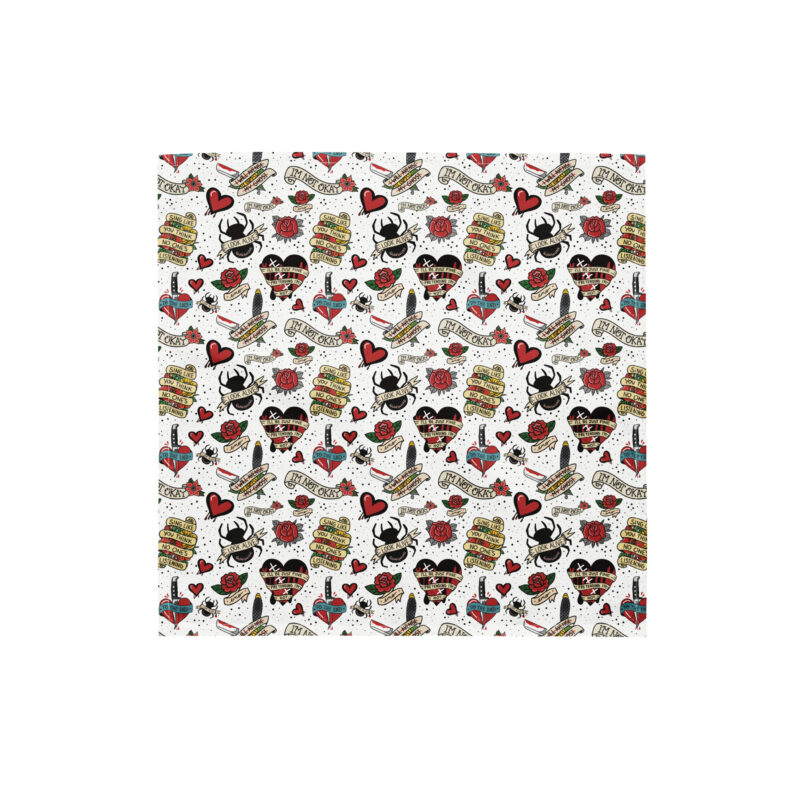 Emo Tattoo Flash Bandana