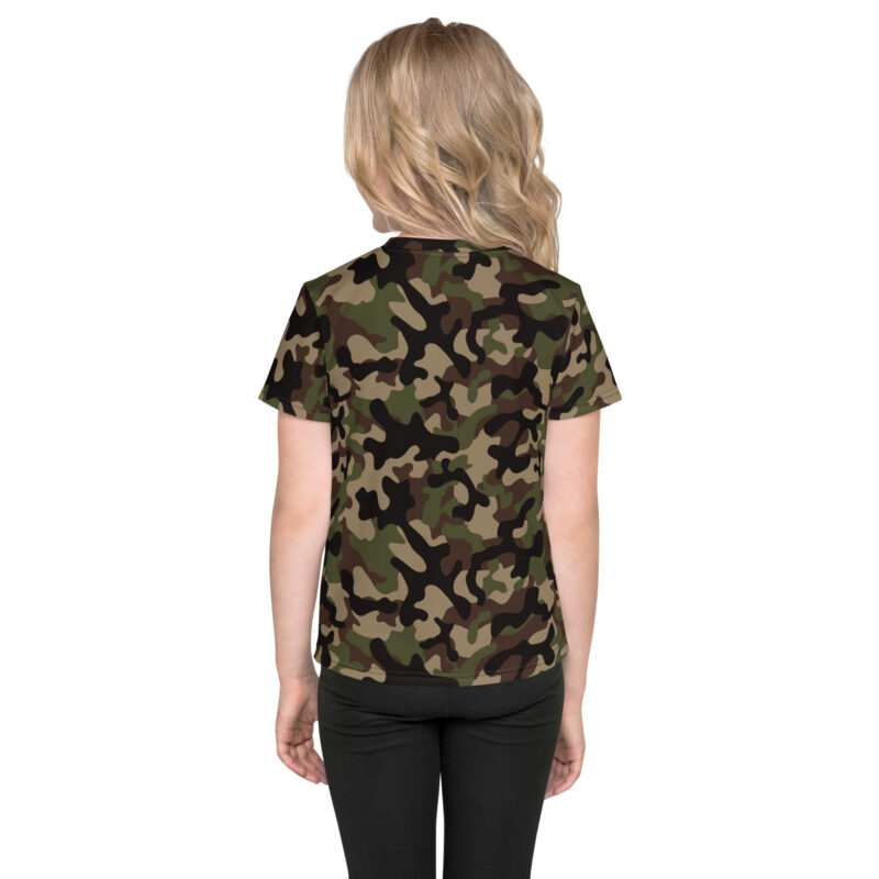 Redneck Script Green Camo Barn T-shirt - Bild 4