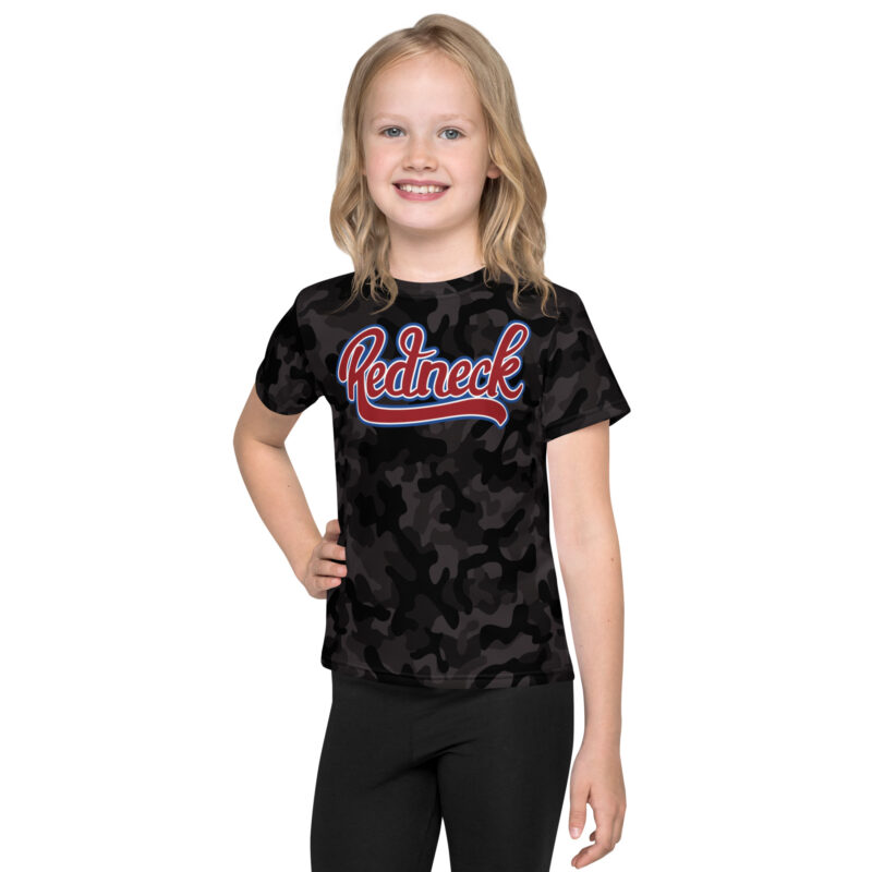 Redneck Script Black Camo Barn T-shirt - Bild 3