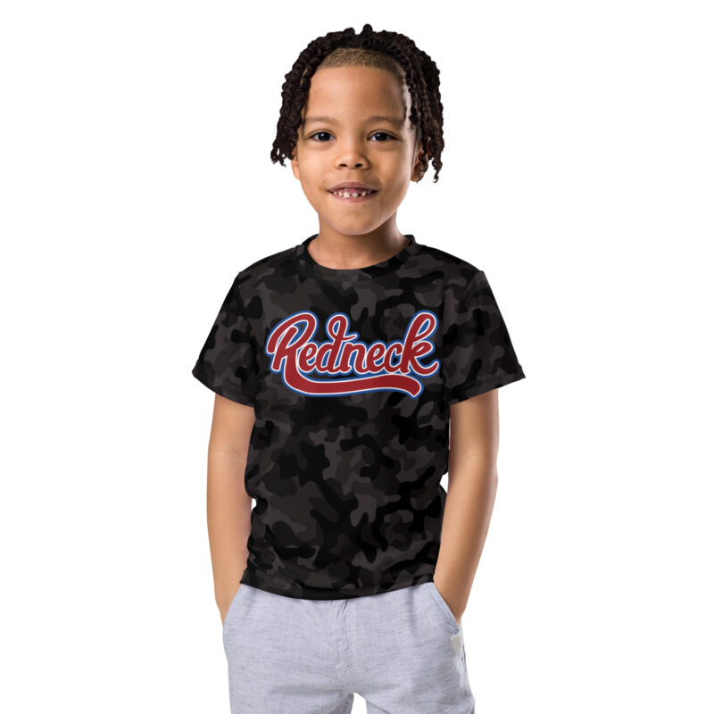 Redneck Script Black Camo Barn T-shirt - Bild 2