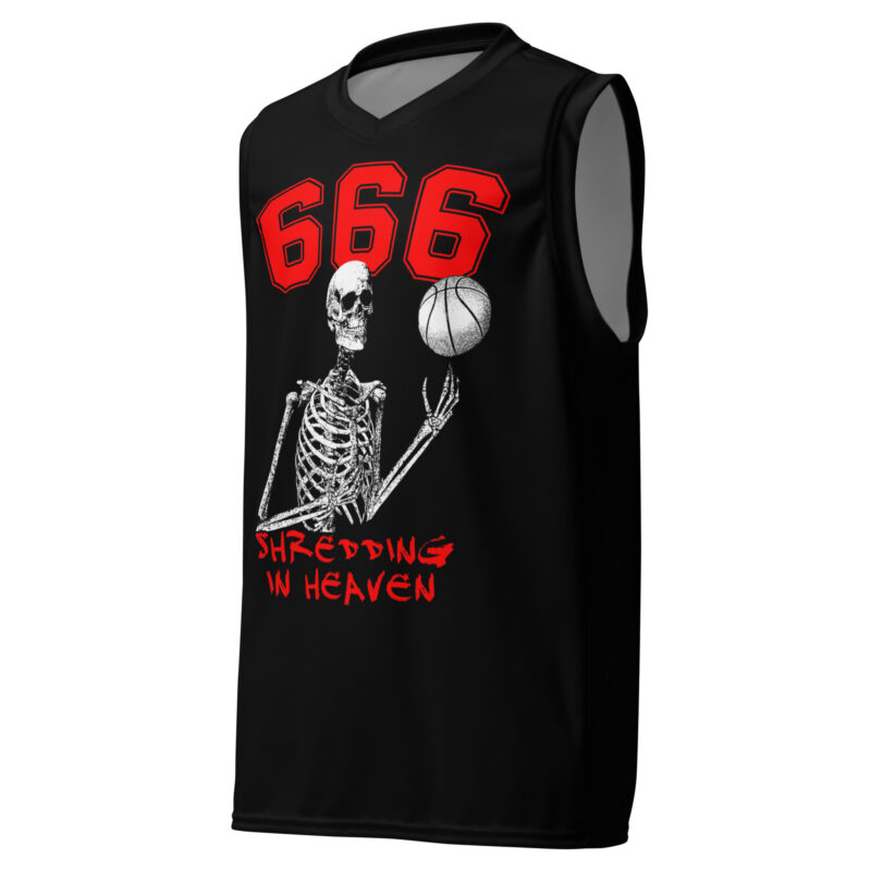 Shredding In Heaven Basketball Jersey