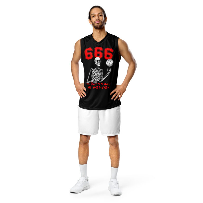 Shredding In Heaven Basketball Jersey - Bild 3