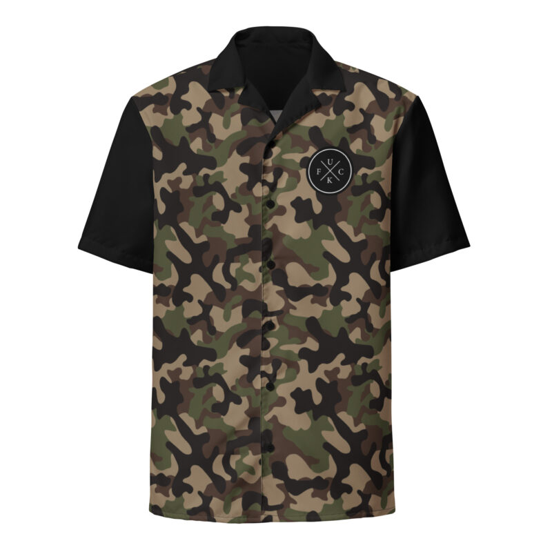 FCK Logo Green Camo Skjorta