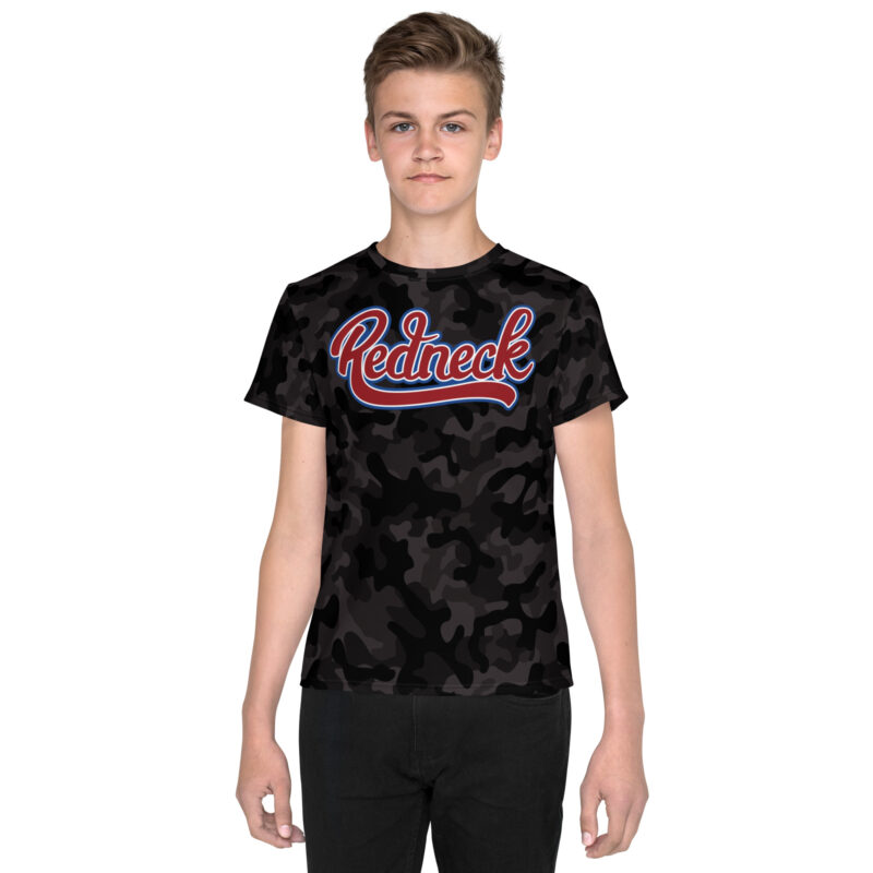 Redneck Script Black Camo Junior T-shirt - Bild 2