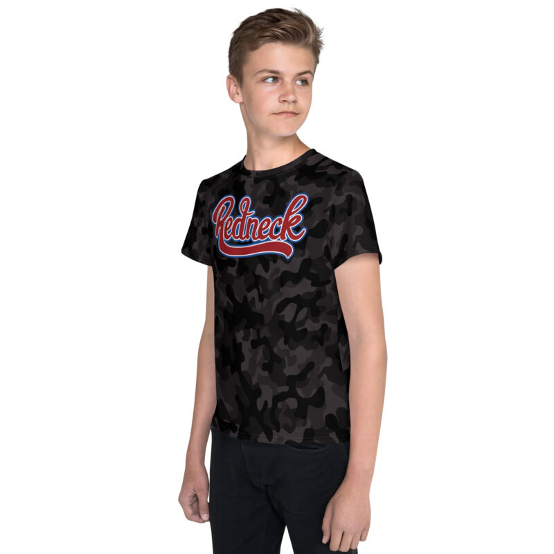 Redneck Script Black Camo Junior T-shirt - Bild 3