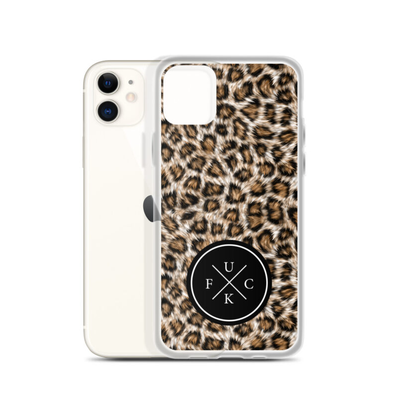 FCK Logo Brown Leopard iPhone Mobilskal - Bild 7