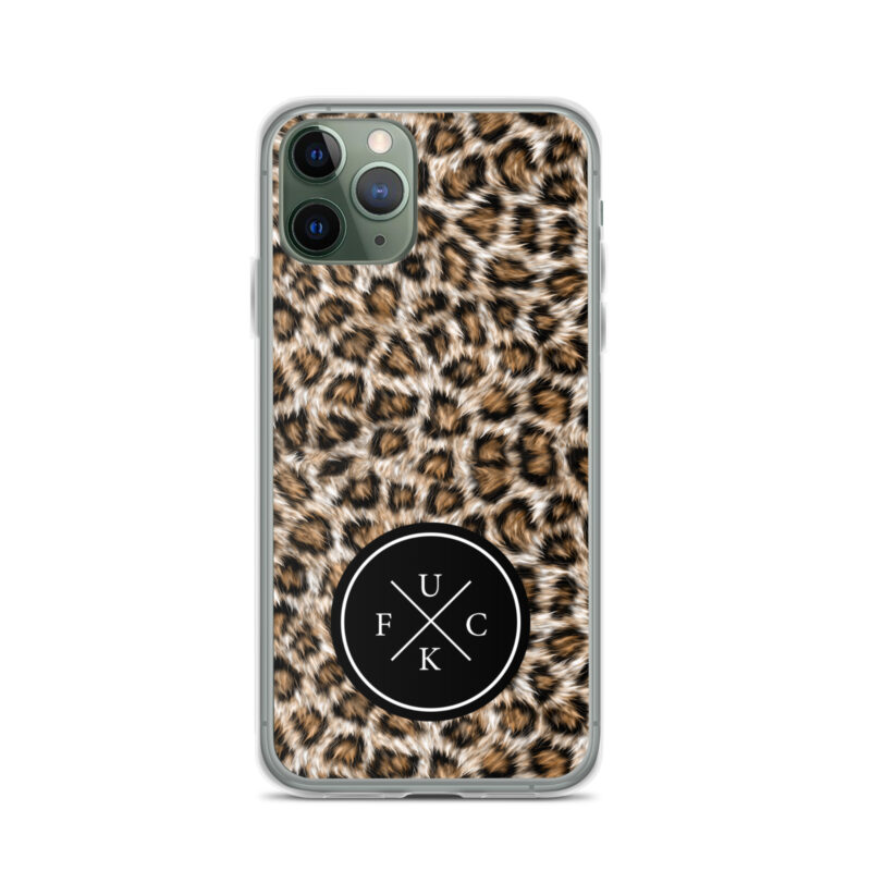 FCK Logo Brown Leopard iPhone Mobilskal - Bild 4