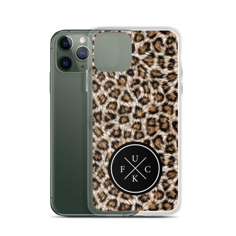 FCK Logo Brown Leopard iPhone Mobilskal - Bild 5