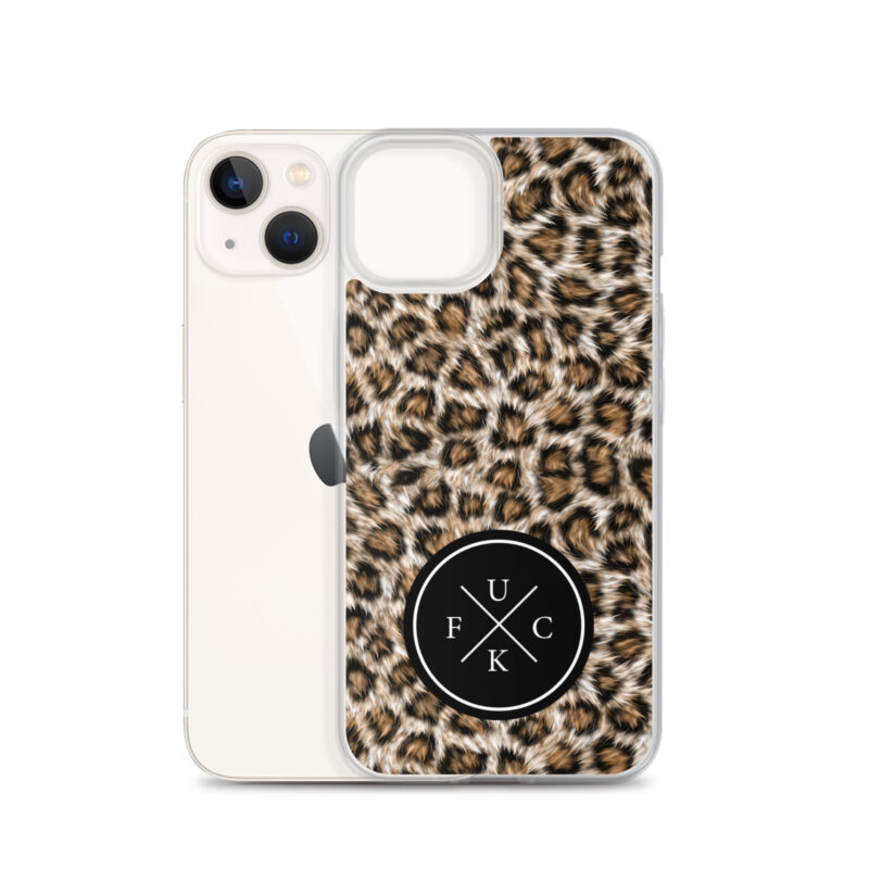 FCK Logo Brown Leopard iPhone Mobilskal - Bild 23