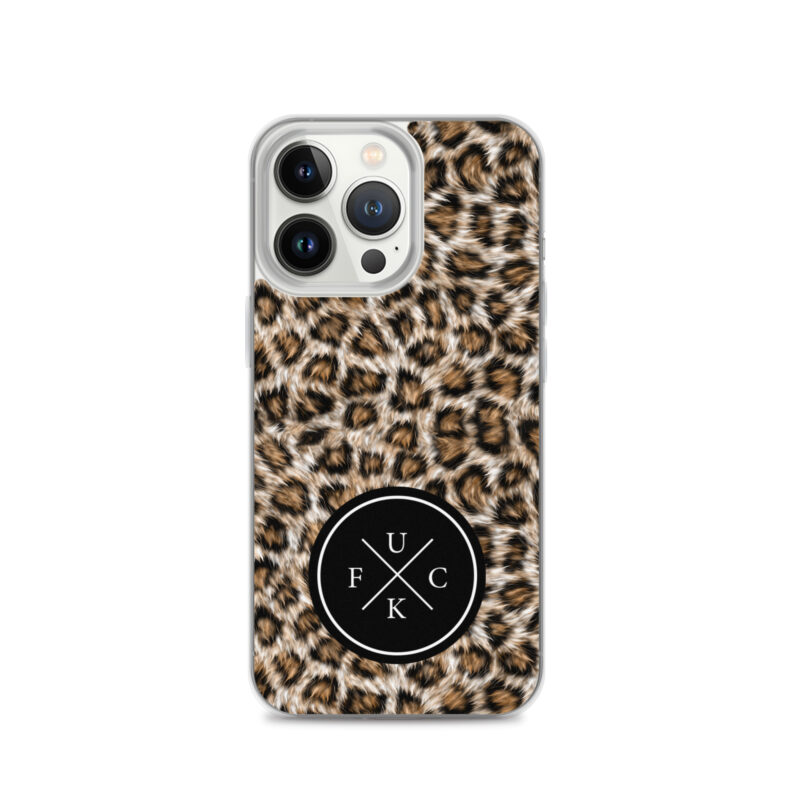FCK Logo Brown Leopard iPhone Mobilskal - Bild 20