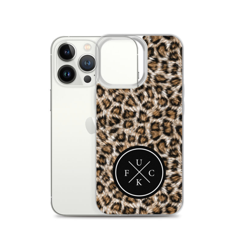 FCK Logo Brown Leopard iPhone Mobilskal - Bild 21