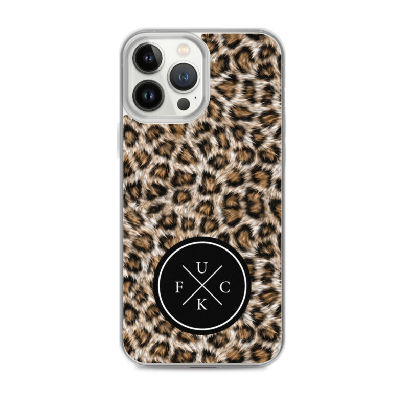 FCK Logo Brown Leopard iPhone Mobilskal - Bild 18