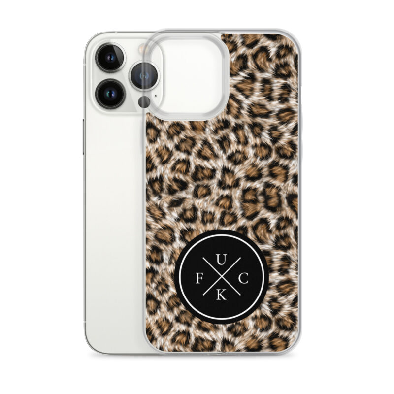 FCK Logo Brown Leopard iPhone Mobilskal - Bild 19