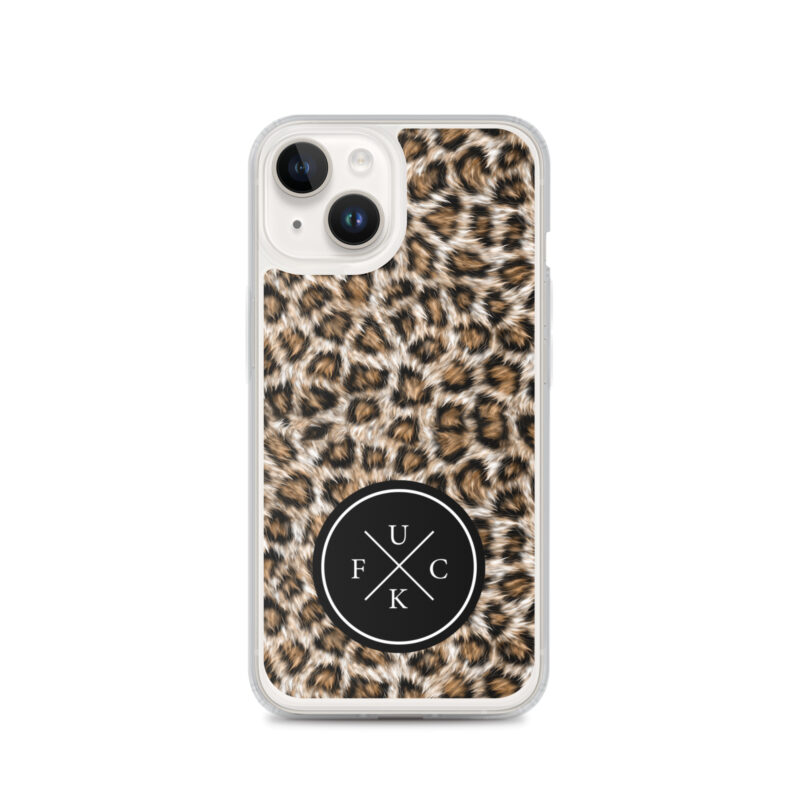 FCK Logo Brown Leopard iPhone Mobilskal - Bild 30
