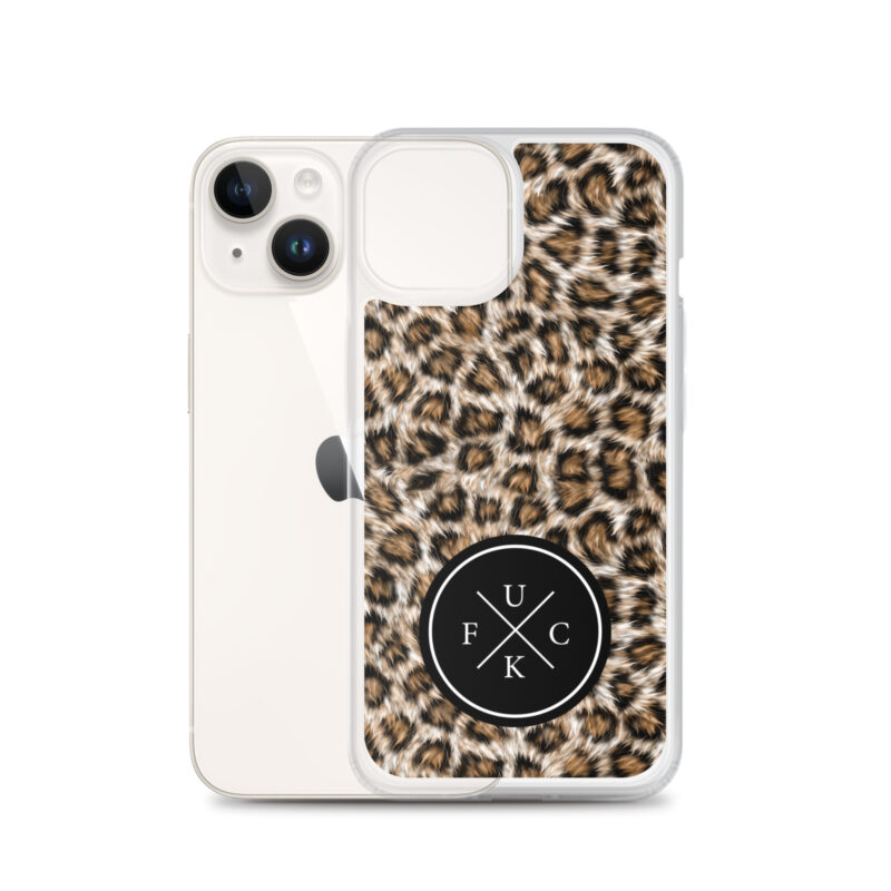 FCK Logo Brown Leopard iPhone Mobilskal - Bild 31