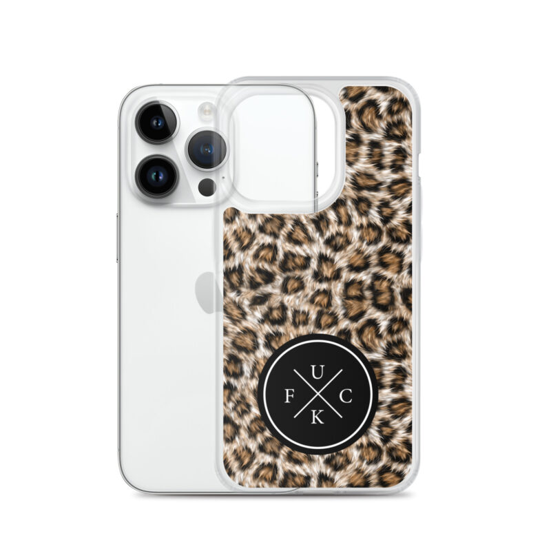 FCK Logo Brown Leopard iPhone Mobilskal - Bild 29