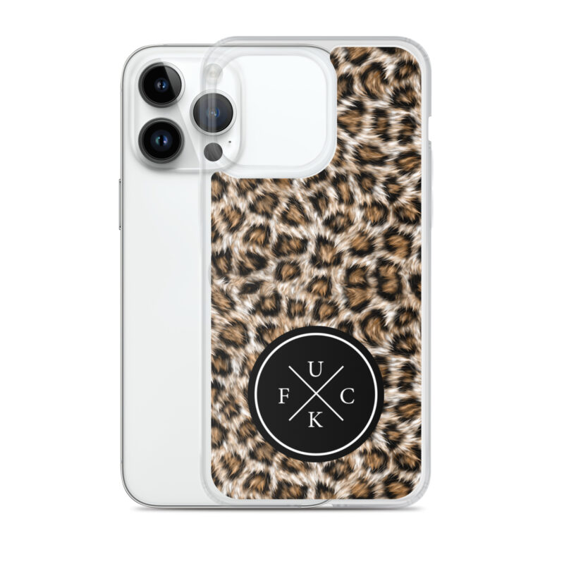 FCK Logo Brown Leopard iPhone Mobilskal - Bild 27